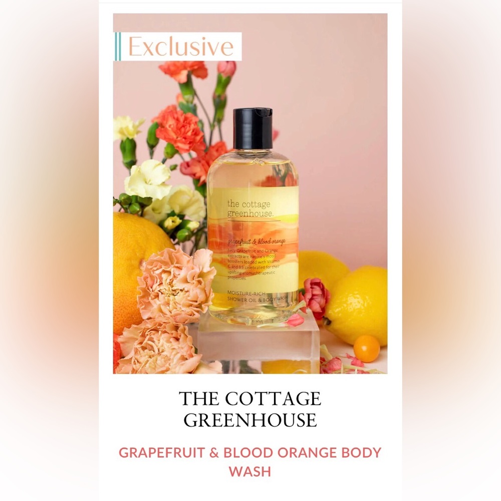 NEW The Cottage Greenhouse Body Wash
